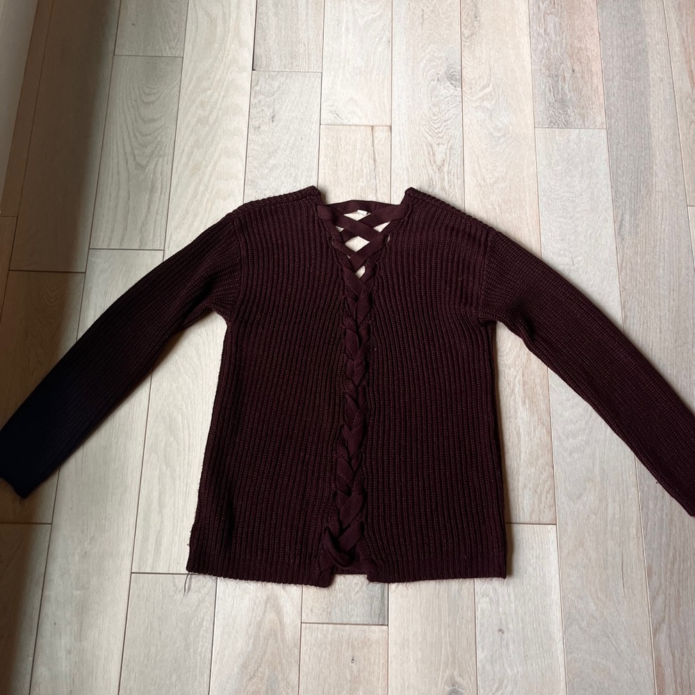 Altered state purple sweater size s